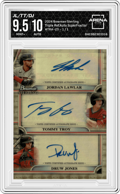 Jordan Lawlar/Tommy Troy/Druw Jones