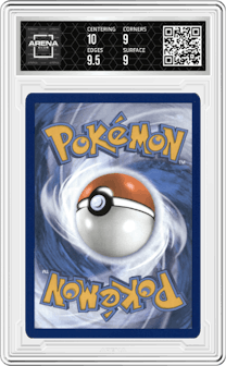 Charizard ex from the 2023 Pokemon SV set graded by Arena Club and given an overall grade of 9.5.