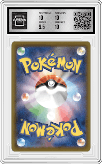 Flareon V from the 2021 Pokemon SWSH JPN set graded by Arena Club and given an overall grade of 10.