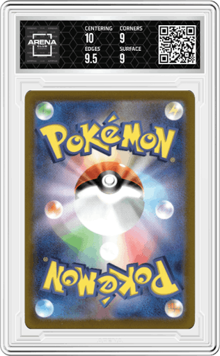 Galarian Perrserker V from the 2022 Pokemon SWSH JPN set graded by Arena Club and given an overall grade of 9.5.