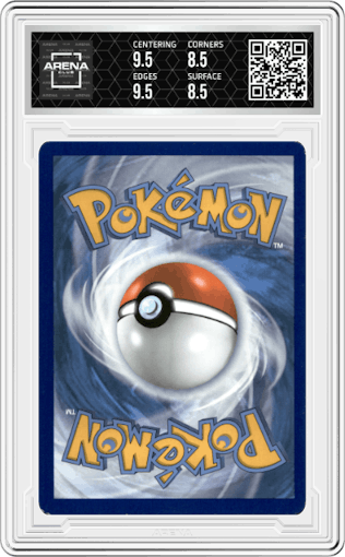 Snorlax VMAX from the 2020 Pokemon SWSH set graded by Arena Club and given an overall grade of 9.