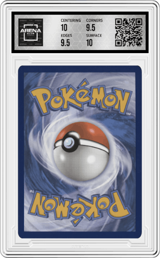 Minior from the 2023 Pokemon SV set graded by Arena Club and given an overall grade of 10.