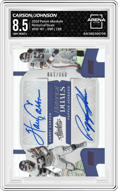 Harry Carson/Pepper Johnson