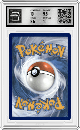 Irida from the 2023 Pokemon SWSH set graded by Arena Club and given an overall grade of 10.