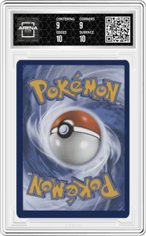 Blissey V from the 2022 Pokemon SWSH set graded by Arena Club and given an overall grade of 9.5.