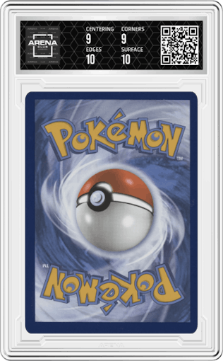 Blissey V from the 2022 Pokemon SWSH set graded by Arena Club and given an overall grade of 9.5.