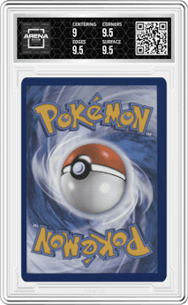 Lugia V from the 2022 Pokemon SWSH set graded by Arena Club and given an overall grade of 9.5.