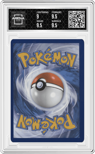 Lugia V from the 2022 Pokemon SWSH set graded by Arena Club and given an overall grade of 9.5.