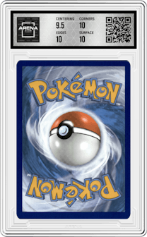Steelix V from the 2020 Pokemon SWSH set graded by Arena Club and given an overall grade of 10.