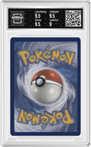 Zacian V from the 2022 Pokemon SWSH set graded by Arena Club and given an overall grade of 9.5.