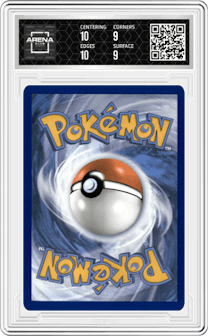 Cinderace ex from the 2024 Pokemon SV set graded by Arena Club and given an overall grade of 9.5.