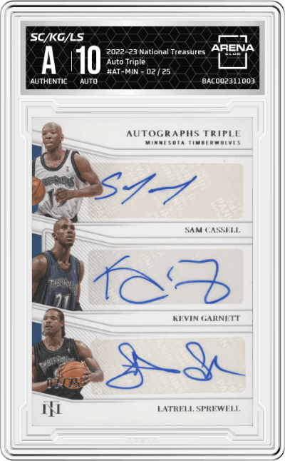 Sam Cassell/Kevin Garnett/Latrell Sprewell