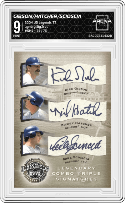 Kirk Gibson/Mickey Hatcher/Mike Scioscia