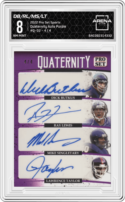 Dick Butkus / Ray Lewis / Mike Singletary / Lawrence Taylor