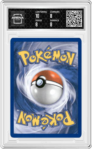 Tropical Beach from the 2011 Pokemon B&W Promo set featuring a Top Thirty-two parallel graded by Arena Club and given an overall grade of 8.5.