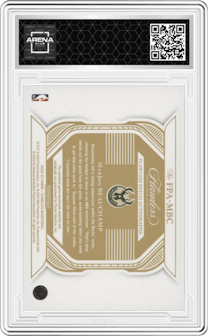 MarJon Beauchamp from the 2022-23 Panini Flawless set featuring a Emerald parallel graded by Arena Club and given an overall grade of 0.