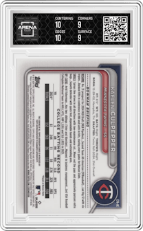Kaelen Culpepper from the 2024 Bowman Draft set graded by Arena Club and given an overall grade of 9.5.