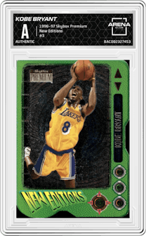 Kobe Bryant from the 1996-97 Skybox Premium set graded by Arena Club.
