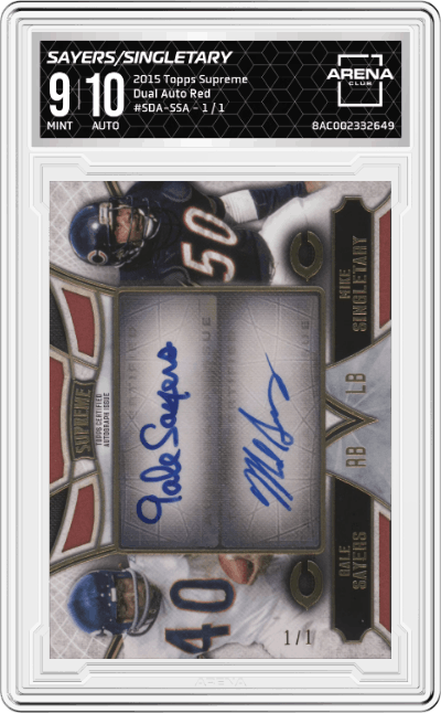 Gale Sayers/Mike Singletary 