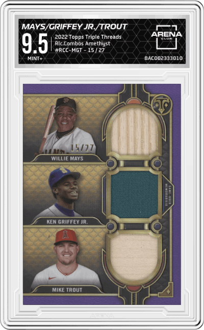 Willie Mays/Ken Griffey Jr./Mike Trout