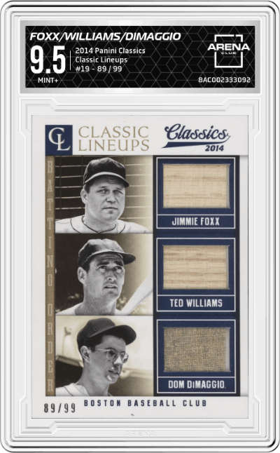 Jimmie Foxx/Ted Williams/Dom DiMaggio