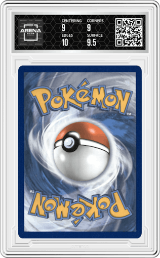 Giovanni's Exile from the 2019 Pokemon S&M  set graded by Arena Club and given an overall grade of 9.5.