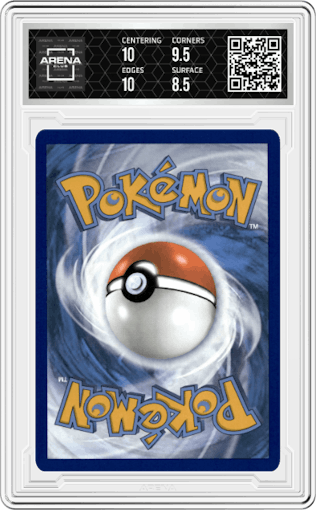 Lugia VSTAR from the 2022 Pokemon SWSH set graded by Arena Club and given an overall grade of 9.