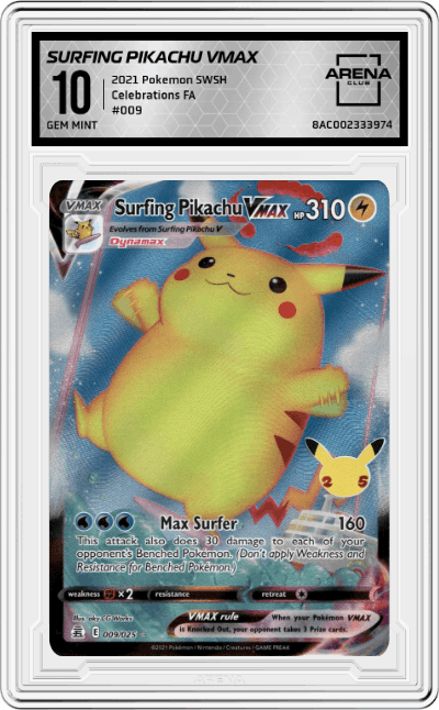 Surfing Pikachu VMAX