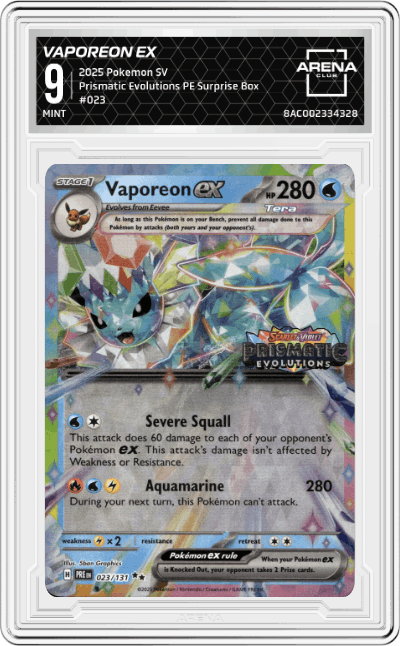 Vaporeon ex