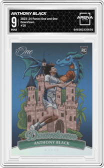 Anthony Black from the 2023-24 Panini One and One set graded by Arena Club and given an overall grade of 9.