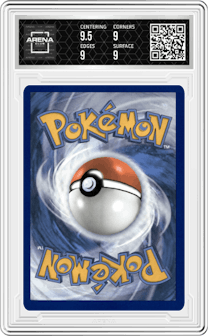 Pinsir from the 2024 Pokemon SV set graded by Arena Club and given an overall grade of 9.