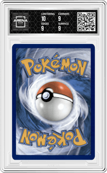 Charizard V from the 2022 Pokemon SWSH set graded by Arena Club and given an overall grade of 9.5.
