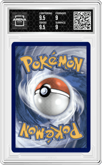 Pinsir from the 2024 Pokemon SV set graded by Arena Club and given an overall grade of 9.5.