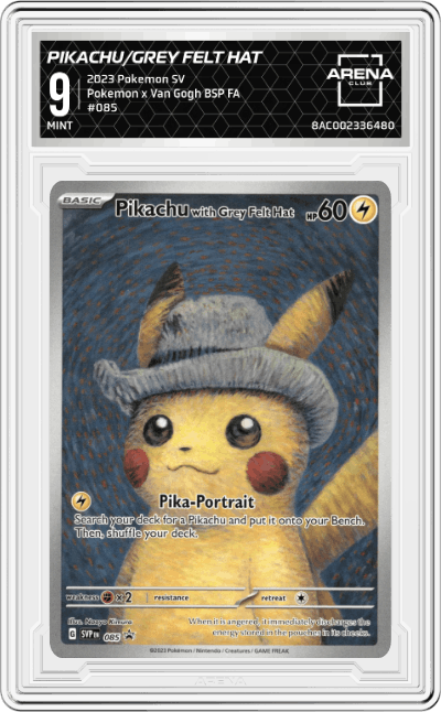 Pikachu with Grey Felt Hat