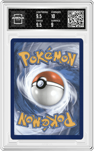 Blanche from the 2022 Pokemon SWSH set featuring a Team Mystic Pokemon GO Special Collection parallel graded by Arena Club and given an overall grade of 9.5.