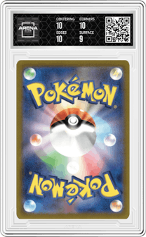 Charizard VSTAR from the 2022 Pokemon SWSH JPN set graded by Arena Club and given an overall grade of 9.5.