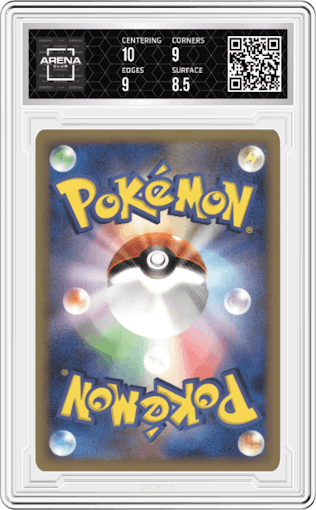 Magmortar from the 2009 Pokemon Platinum Japan set graded by Arena Club and given an overall grade of 9.