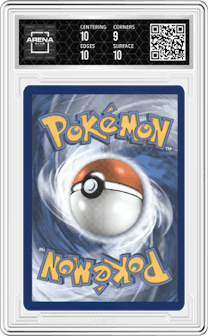 Zacian from the 2020 Pokemon SWSH set graded by Arena Club and given an overall grade of 9.5.