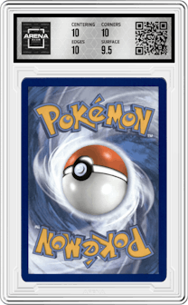 Conkeldurr V from the 2022 Pokemon SWSH set graded by Arena Club and given an overall grade of 10.