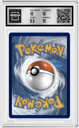 Ice Rider Calyrex VMAX from the 2022 Pokemon SWSH set graded by Arena Club and given an overall grade of 10.