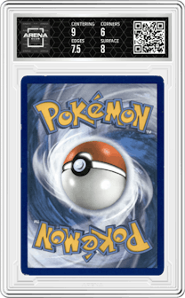 Latias & Latios GX from the 2019 Pokemon S&M  set graded by Arena Club and given an overall grade of 6.5.