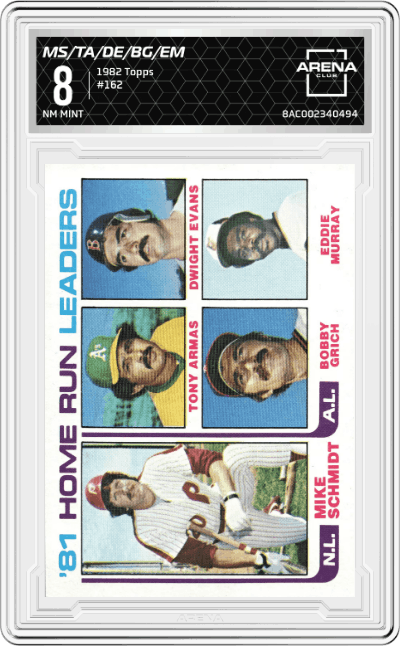Mike Schmidt/Tony Armas/Dwight Evans/Bobby Grich/Eddie Murray