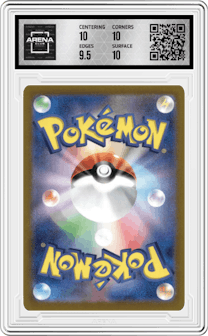 Umbreon ex from the 2024 Pokemon SV JPN set graded by Arena Club and given an overall grade of 10.