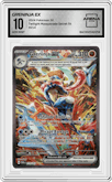 Greninja ex from the 2024 Pokemon SV set graded by Arena Club and given an overall grade of 10.