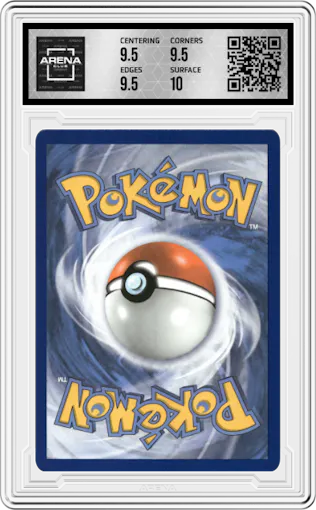 Raichu & Alolan Raichu GX from the 2019 Pokemon S&M  set graded by Arena Club and given an overall grade of 10.