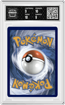 Lugia V from the 2022 Pokemon SWSH set graded by Arena Club and given an overall grade of 9.5.