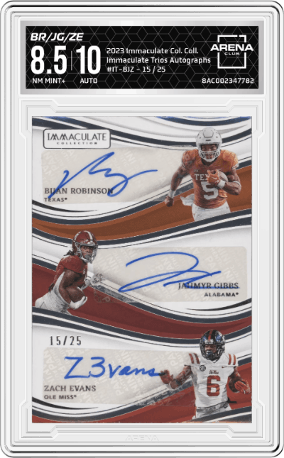 Bijan Robinson/Jahmyr Gibbs/Zach Evans