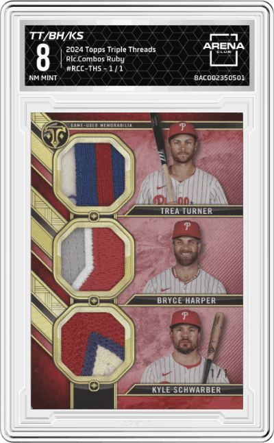 Trea Turner/Bryce Harper/Kyle Schwarber 