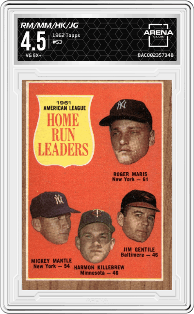 Roger Maris/Mickey Mantle/Harmon Killebrew/Jim Gentile