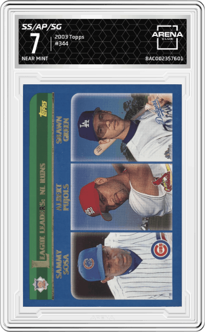 Sammy Sosa/Albert Pujols/Shawn Green